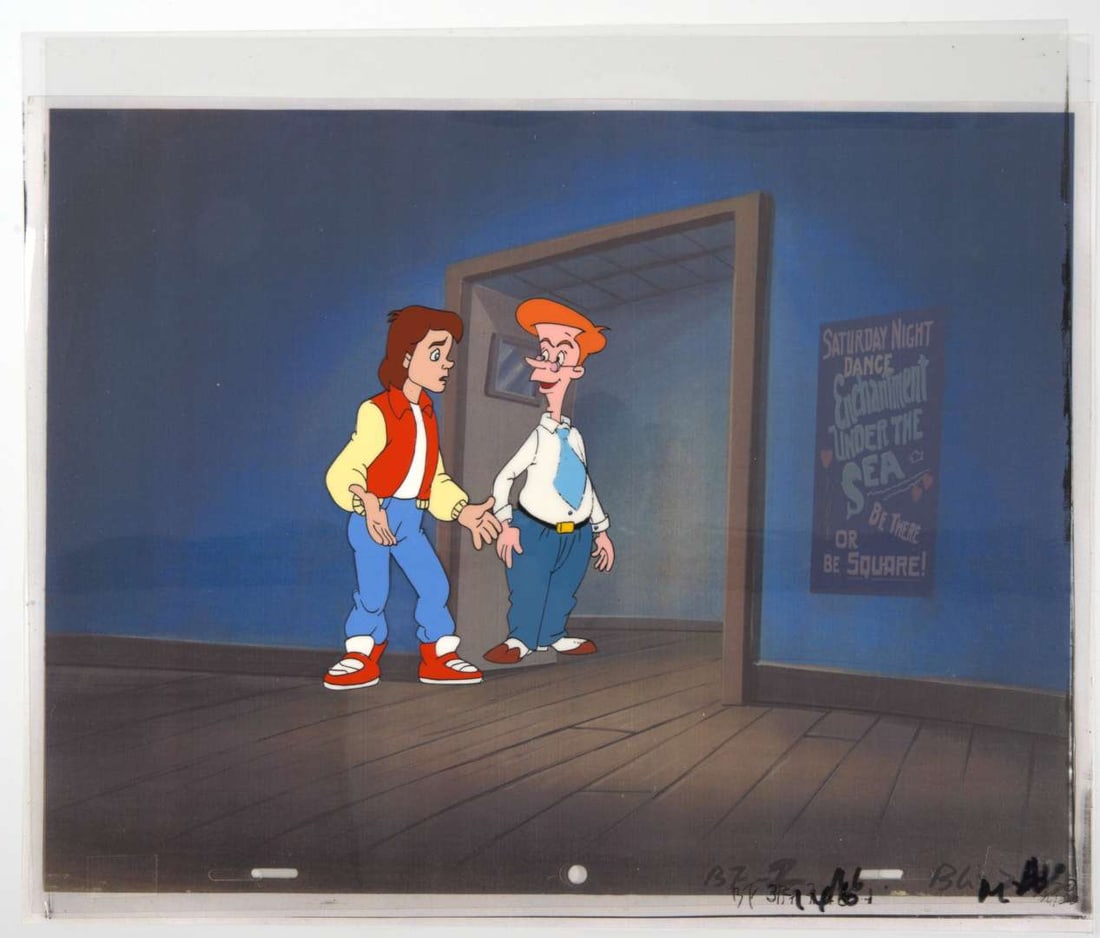 Back To The Future The Animated Series Original Hand Painted Production Cels (Universal Cartoon (1 of 5)