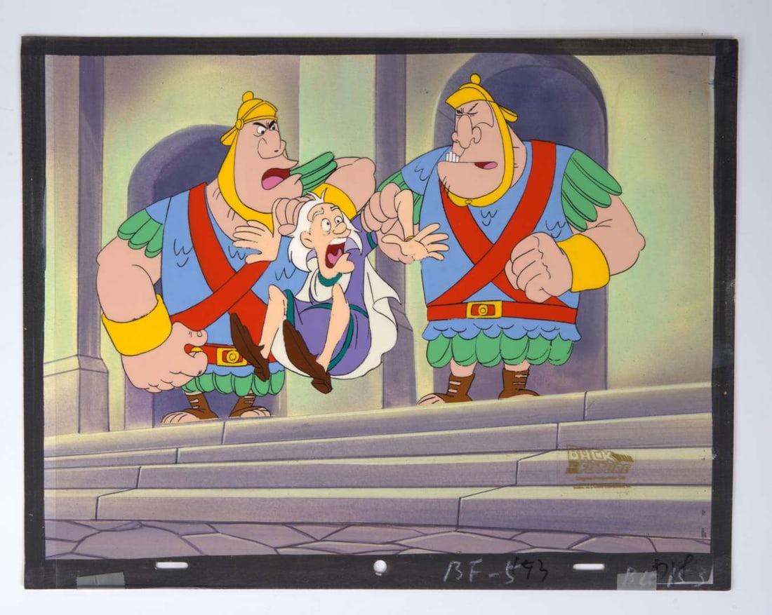 Back To The Future The Animated Series Original Production Cel And Master Background (Universal (1 of 2)