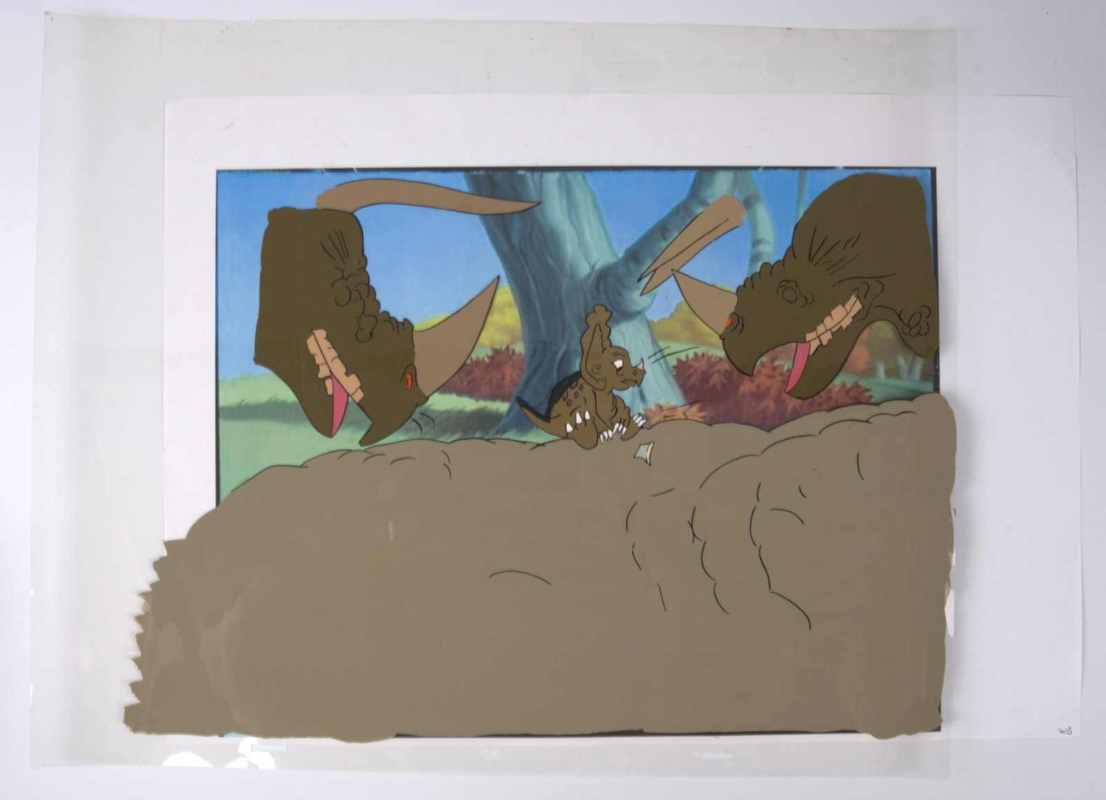 The Land Before Time Animated Show Original Production Cel Baby Dinah (Ford Riley, 2007) (1 of 3)