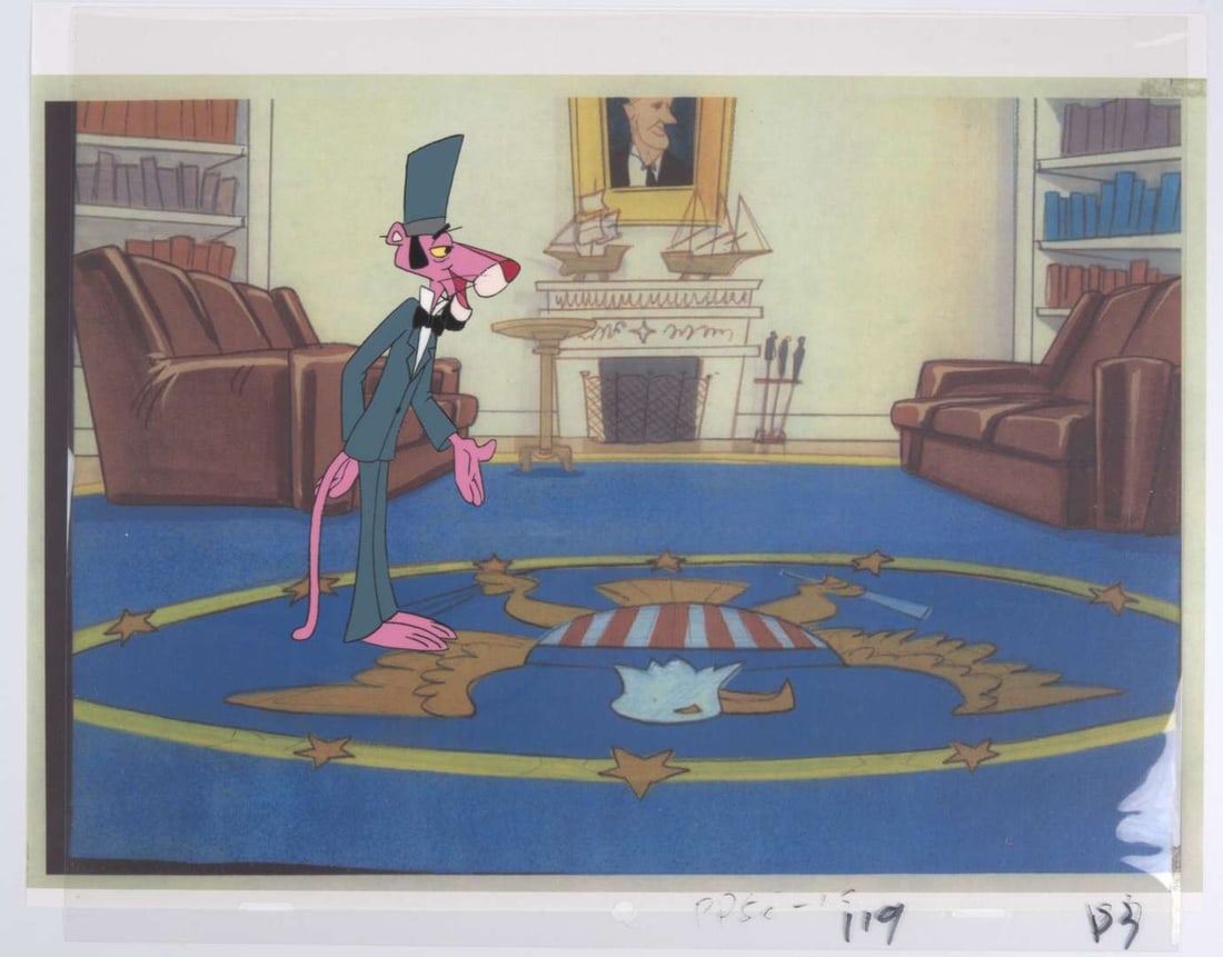 The Pink Panther Show Original Hand Painted Production Cel (MGM, 1993-1995) (1 of 2)