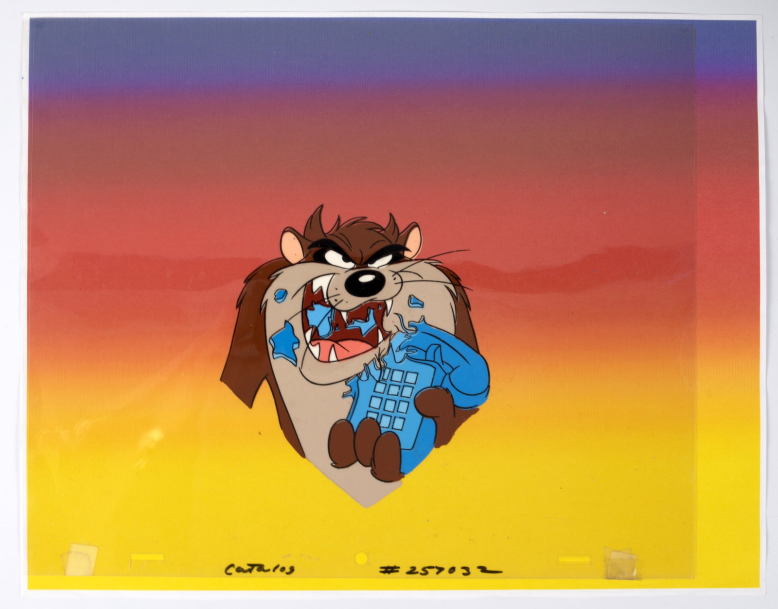 Taz-Mania Original Hand Painted Taz Production Cel (Warner Bros. 1991-1995) (1 of 2)