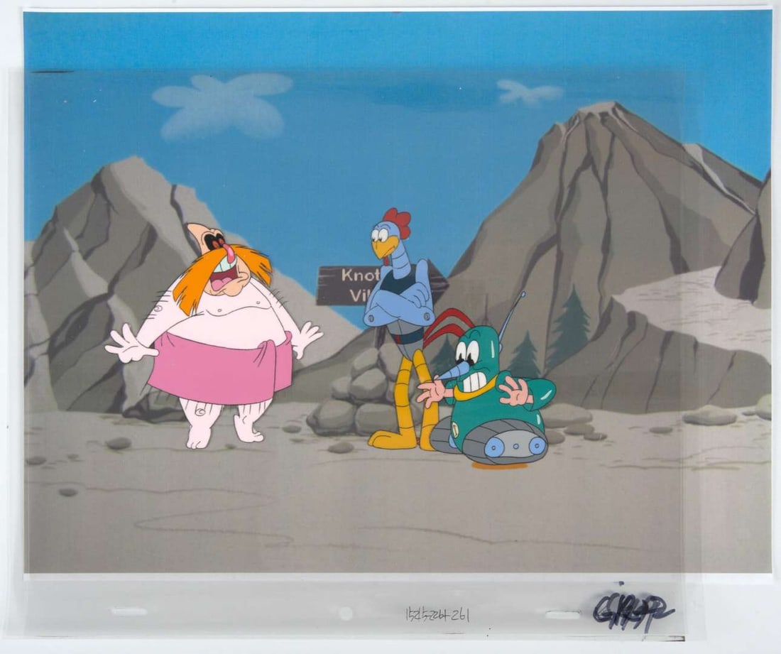 Adventures of Sonic the Hedgehog Original Dr. Eggman Production Animation Cel (DIC Productions, (1 of 7)