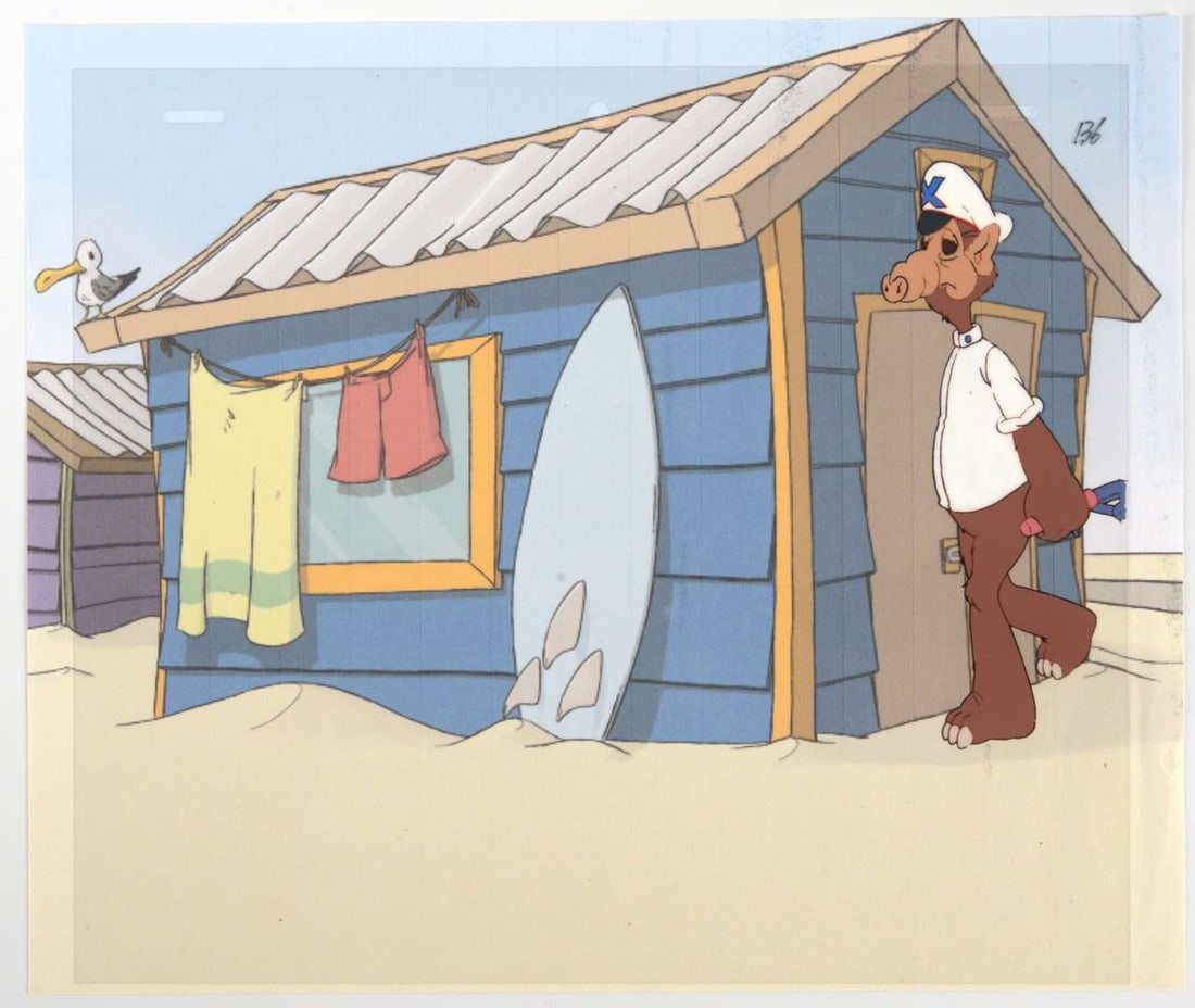 Alf Tales Original Hand Painted Production Cel (DIC Animation, 1988-1989) Total 2 (1 of 4)