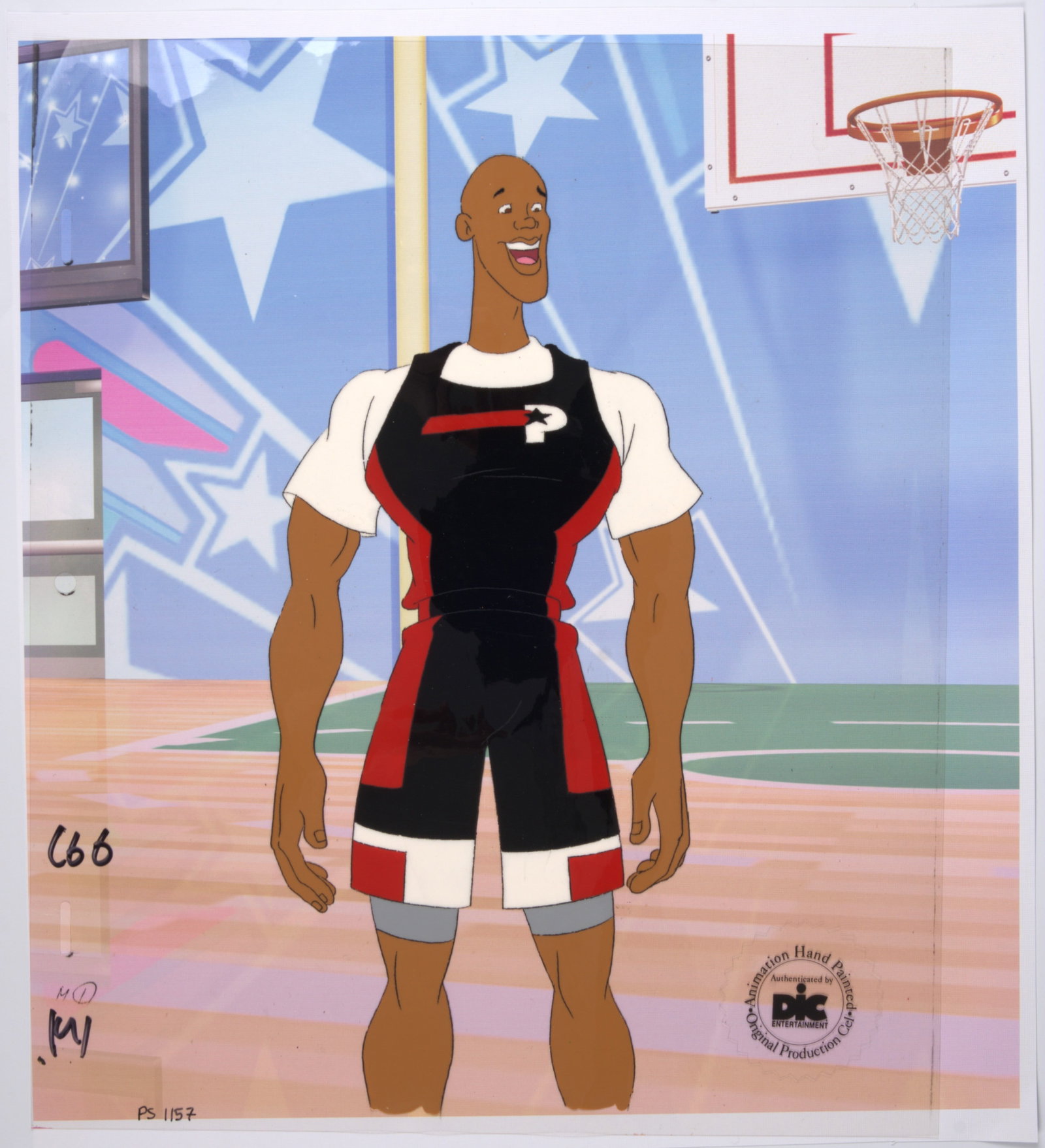 Pro Stars Original Hand Painted Michael Jordan & Bo Jackson Animation Cels (DIC Animation City, (1 of 7)