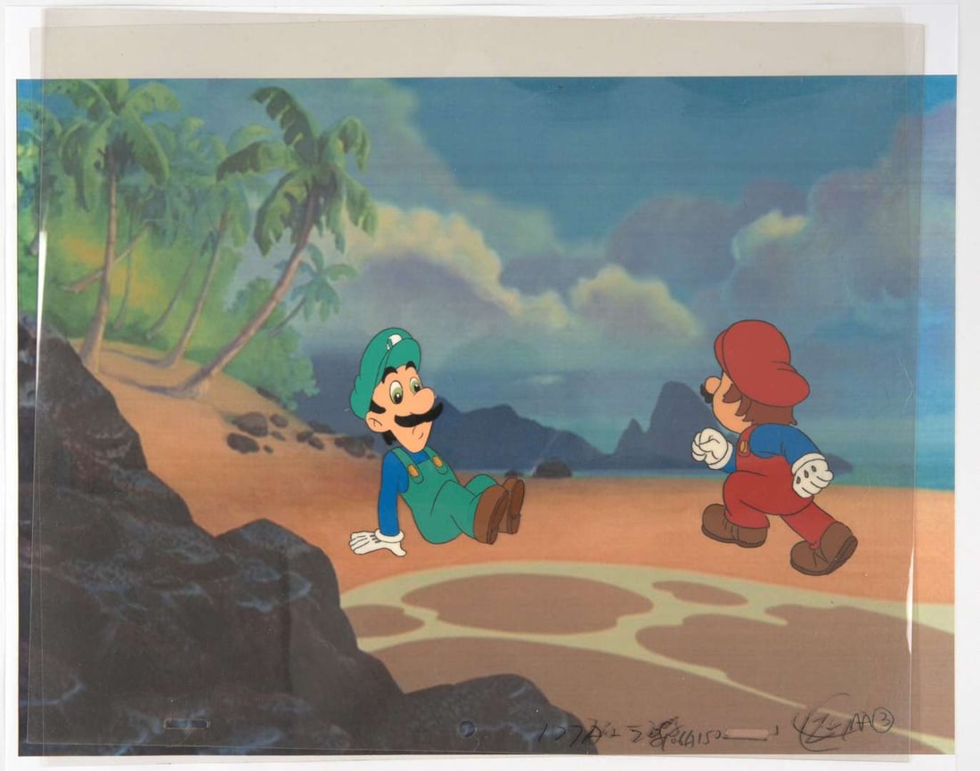 The Super Mario Bros. Super Show Original Animation Production Cel (DIC Enterprises 1989-1991) (1 of 4)