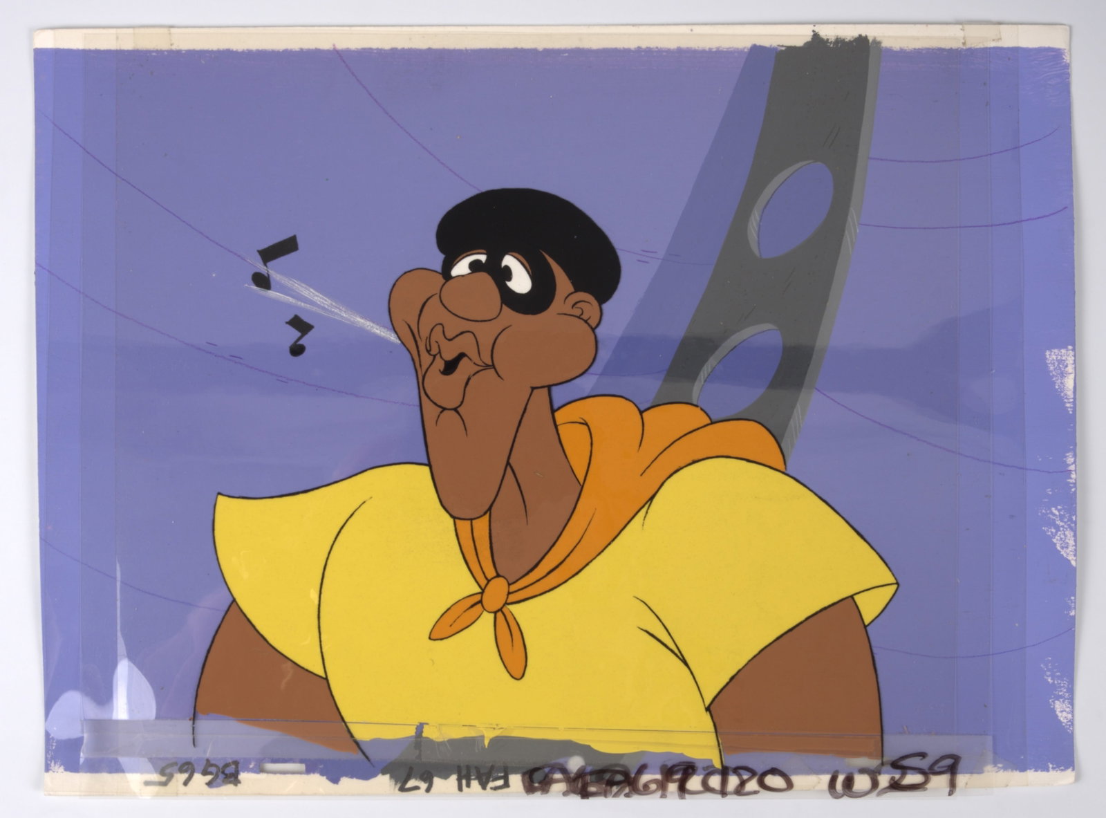 Fat Albert and The Cosby Kids Original Production Cels with Original Hand Painted Background (1 of 6)