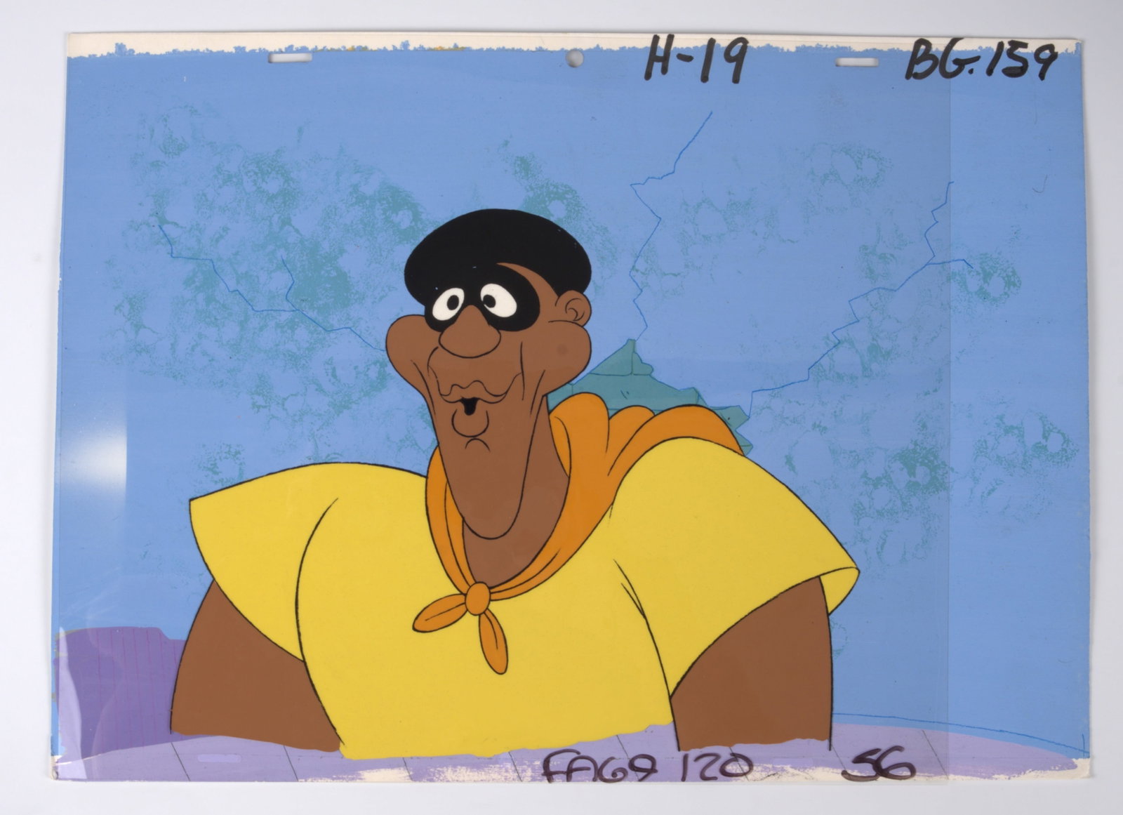 Fat Albert and Cosby Kids Original Production Cels and Backgrounds The Brown Hornet and Stinger (1 of 7)