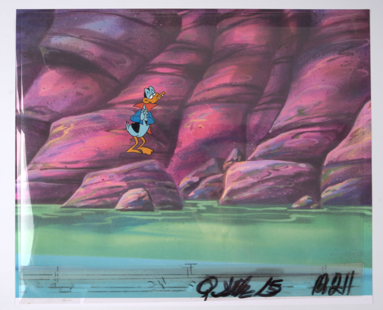The New Adventures of Mighty Mouse and Heckle & Jeckle Original Quackula Production Cels (Filmation, (1 of 8)