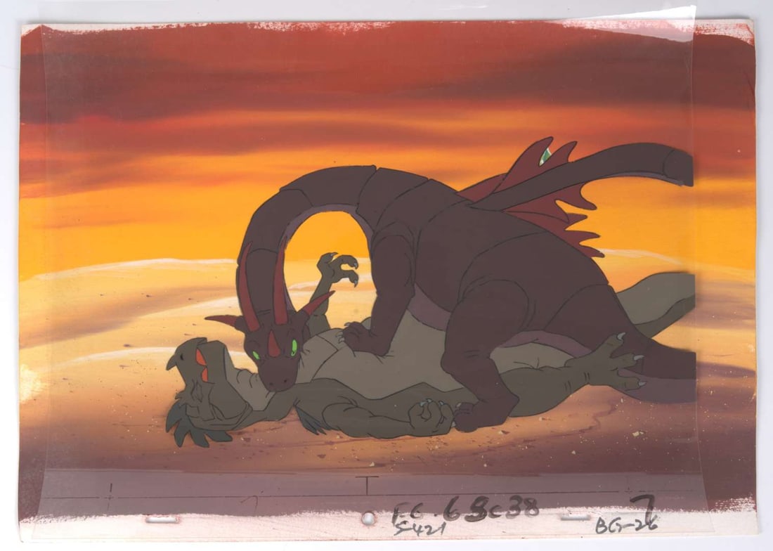 The New Adventures Of Flash Gordon Original Hand Painted Production Cels and Backgrounds (Filmation, (1 of 8)