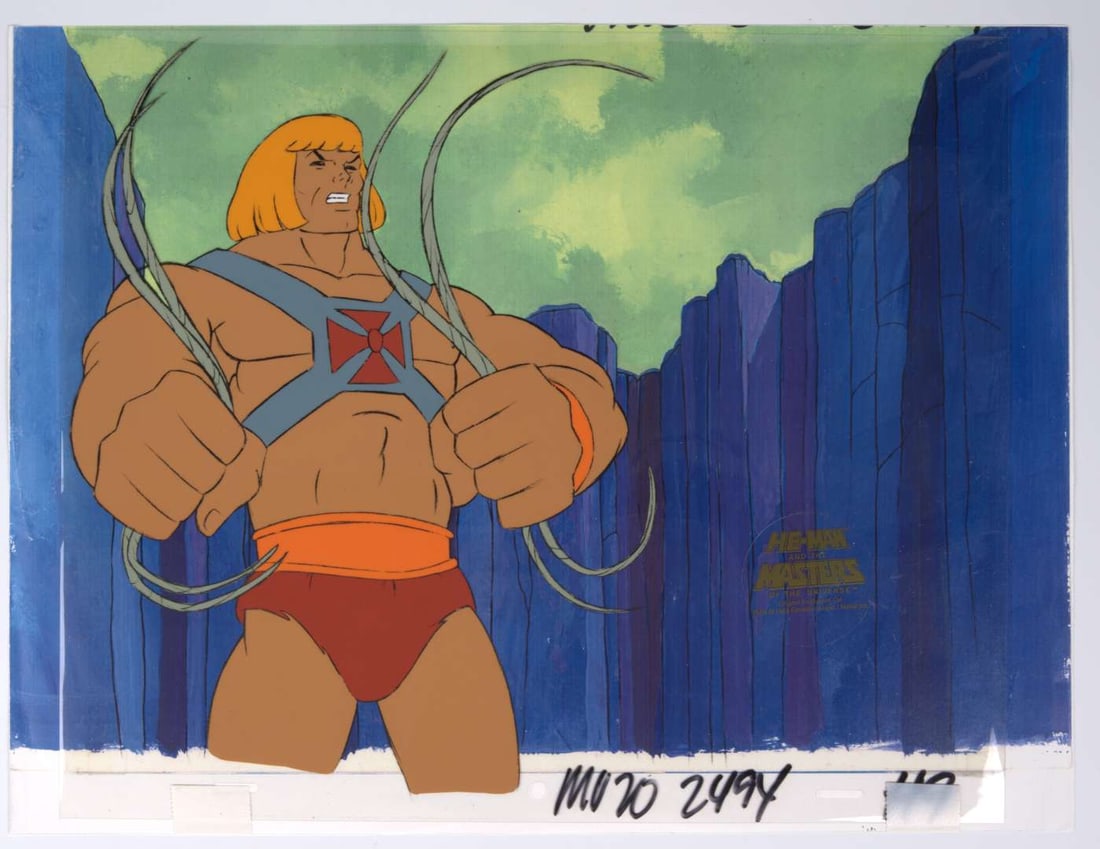 He-Man and the Masters of the Universe Original Production Cels (Filmation 1983-1985) Total 2 (1 of 3)