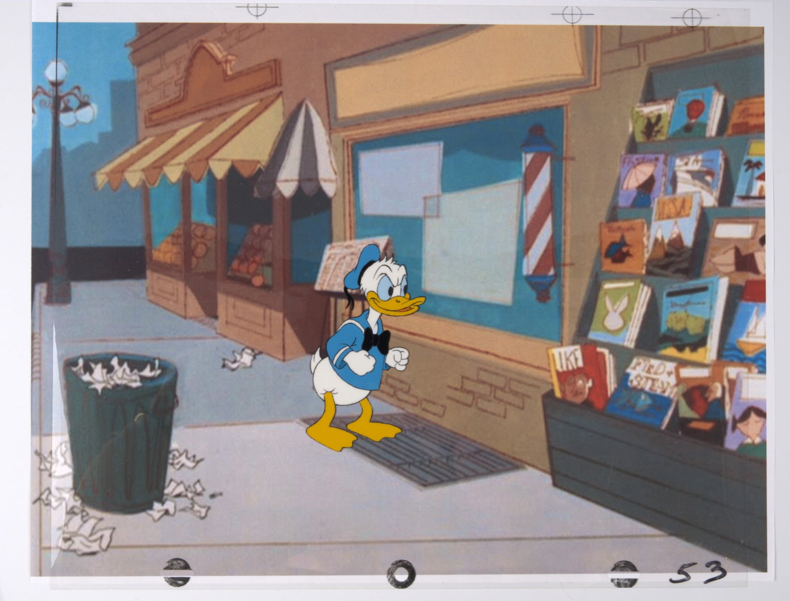 Donald Duck Original Production Animation Cel (Walt Disney, 1984) (1 of 3)