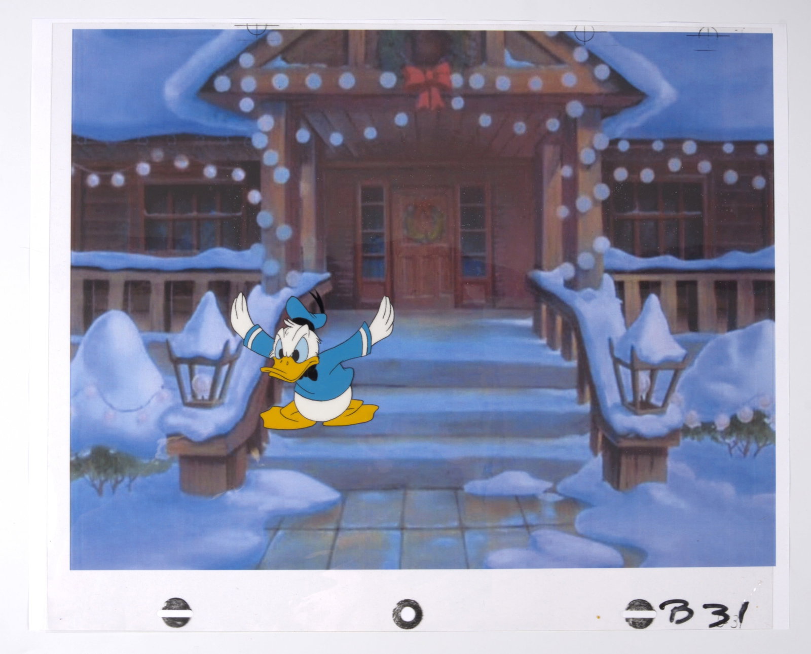 Donald Duck Original Production Animation Cel (Walt Disney, 1984) (1 of 3)