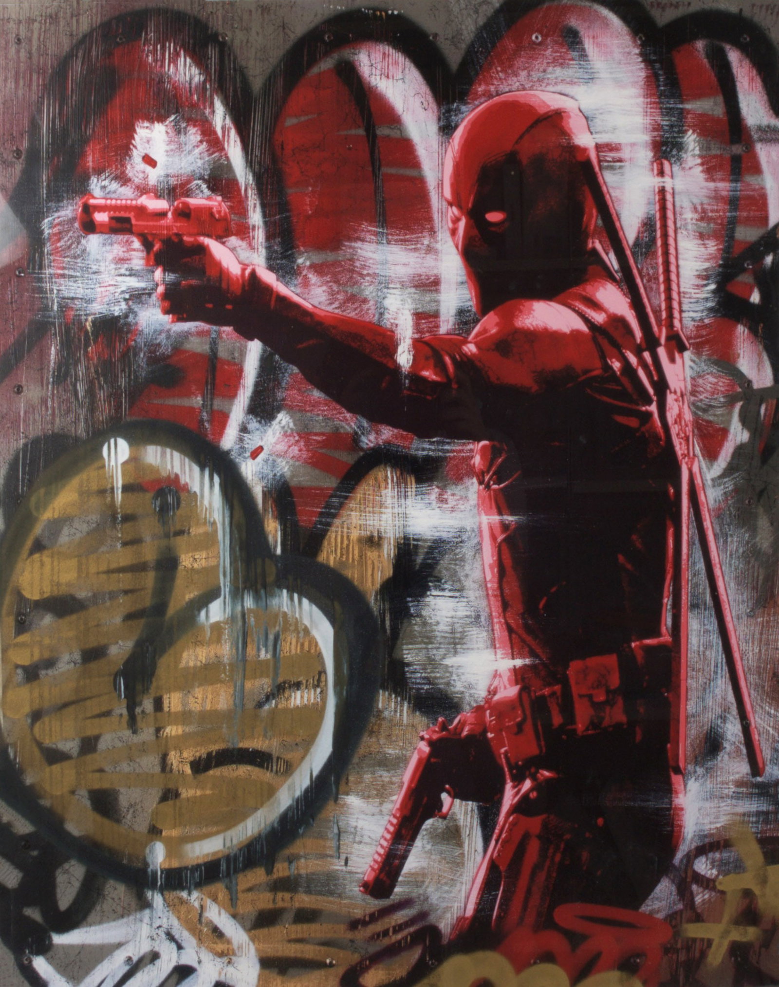 Zombiedan Original Deadpool Framed Artwork Number 3/10 - 2