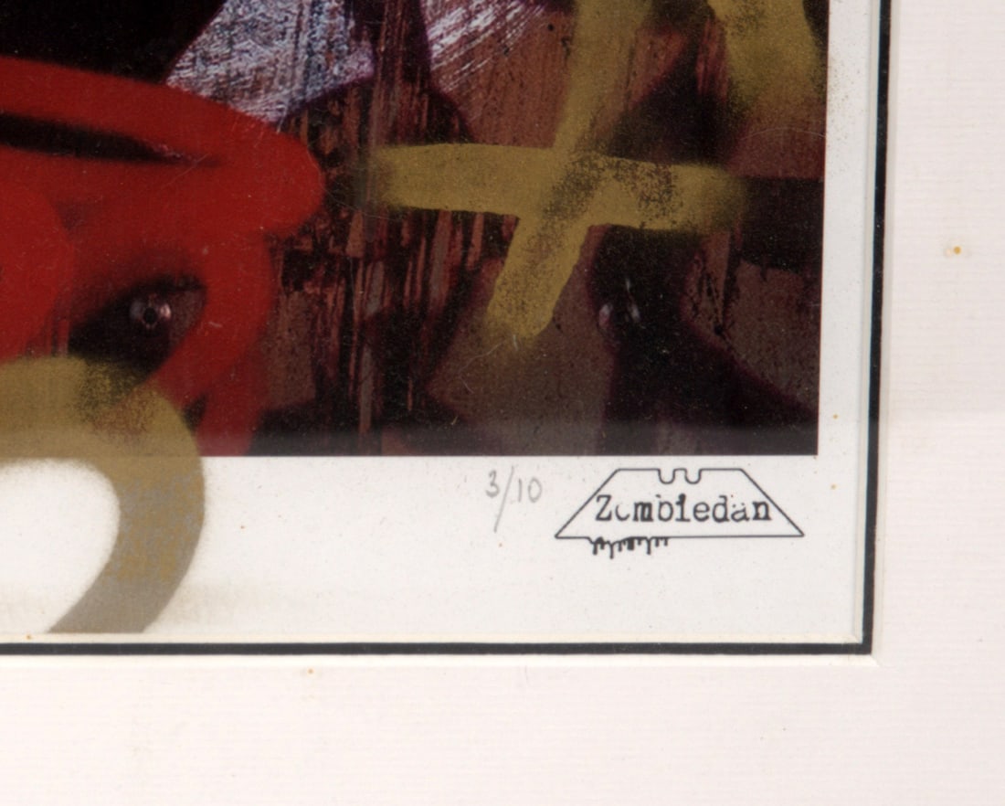 Zombiedan Original Deadpool Framed Artwork Number 3/10 - 3