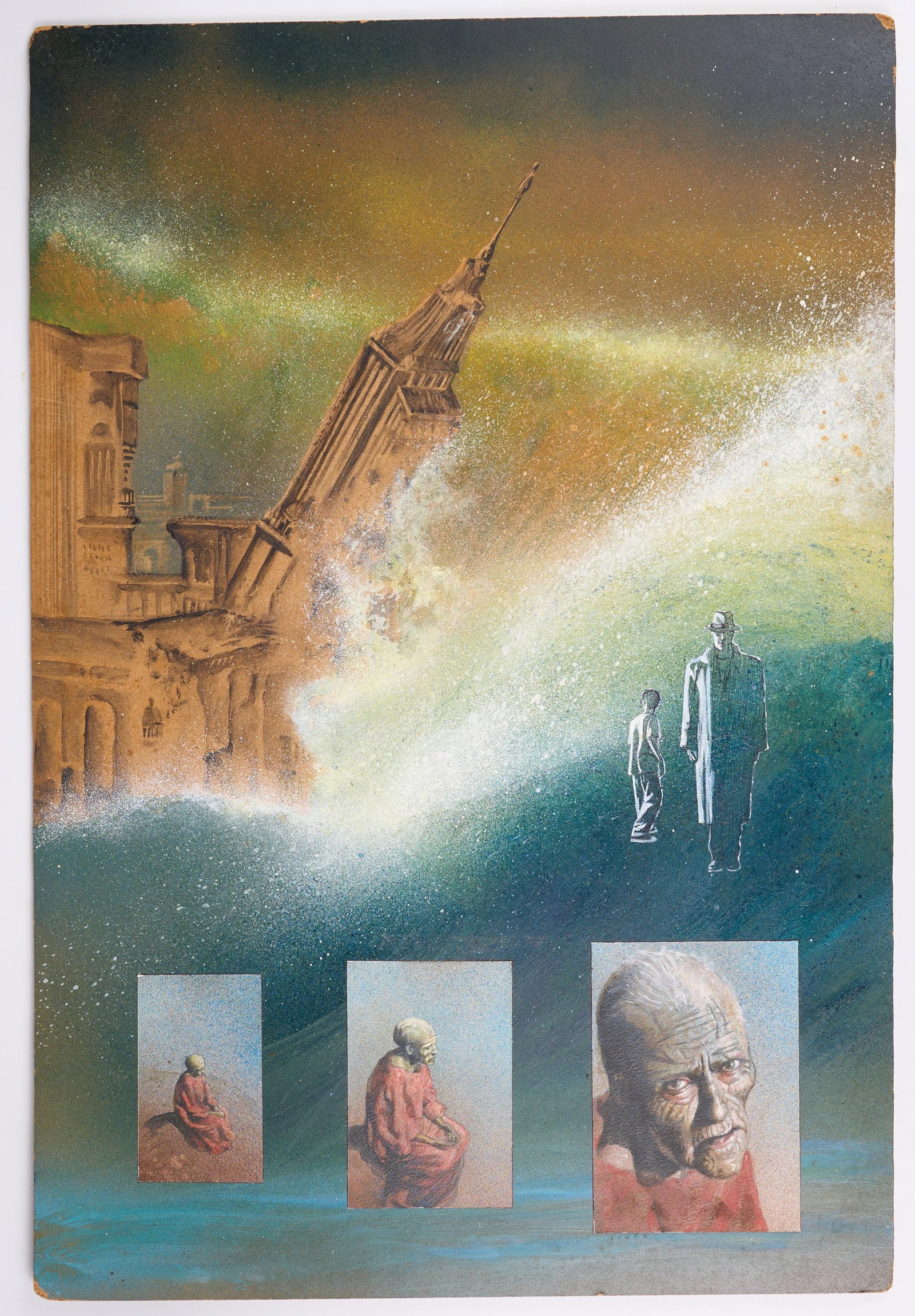 John Bolton The Books Of Magic #1 The Invisible Labyrinth Story Art Page 26 (DC, 1990) (1 of 1)