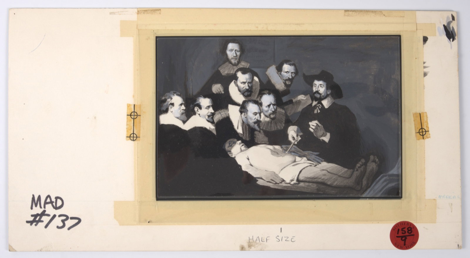 Jack Rickard Mad #137 If The World's Greatest Painters Drew The Comics of Anatomy Lesson by (1 of 5)