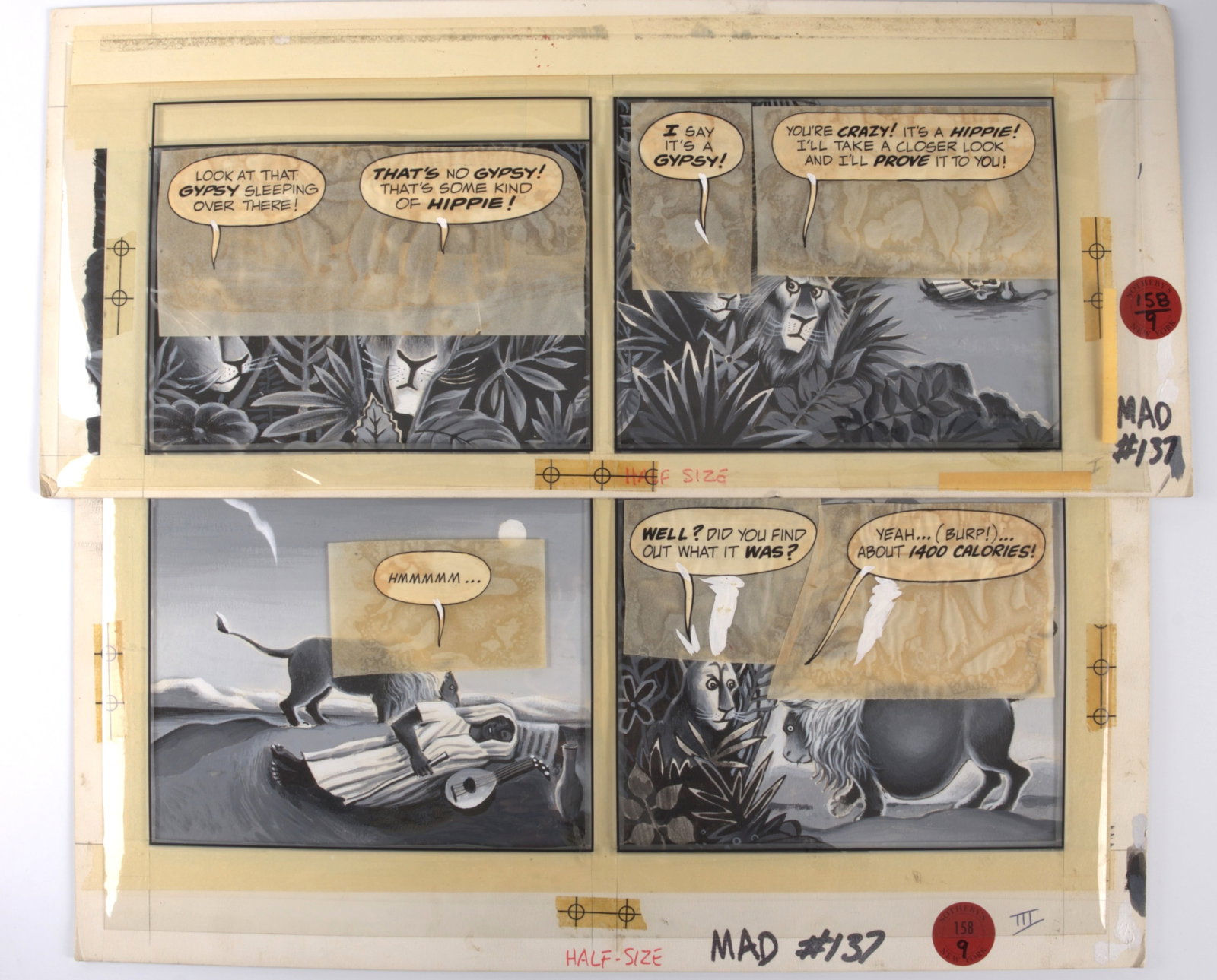 Jack Rickard Mad Magazine #137 If The World's Greatest Painters Drew The Comics Rousseau Story (1 of 10)