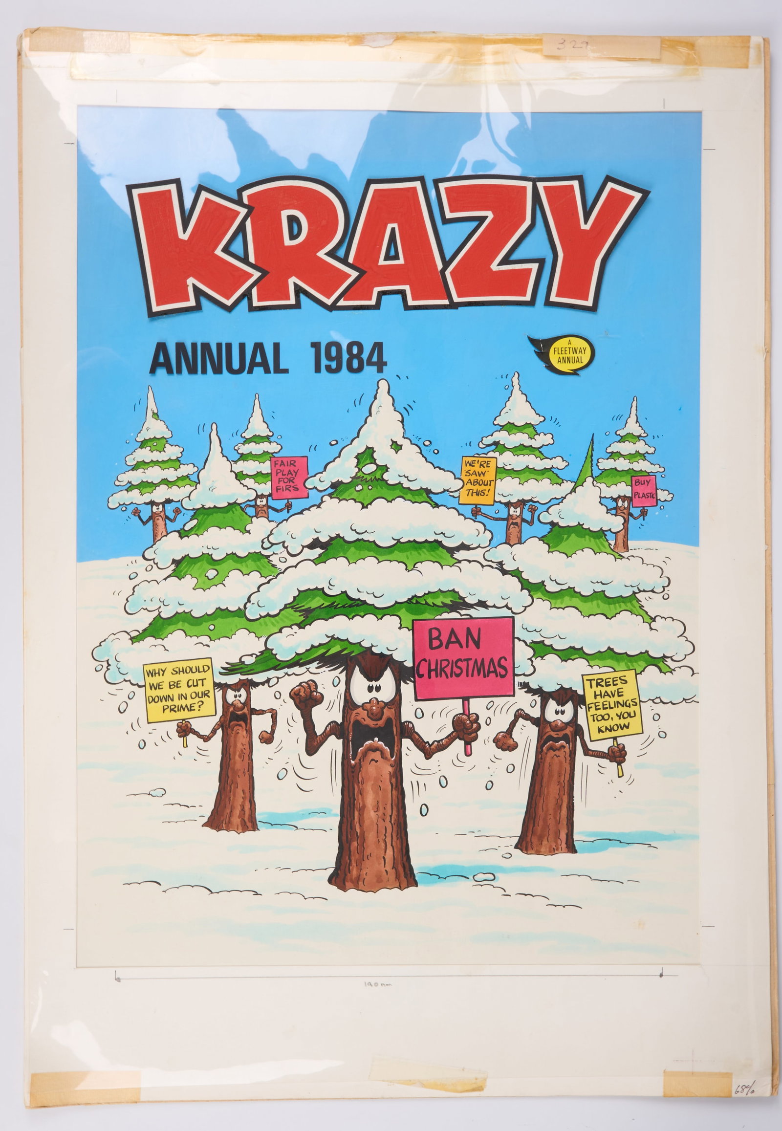 Krazy Annual 1984 Original Colour Cover Art (Fleetway, 1984) (1 of 4)