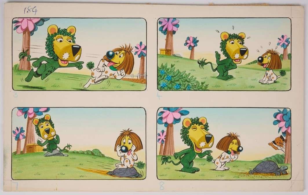 Bill Mevin The Herbs Parsley The Lion Original Comic Pages (Polystyle Publications, 1960s) Total 3 (1 of 4)