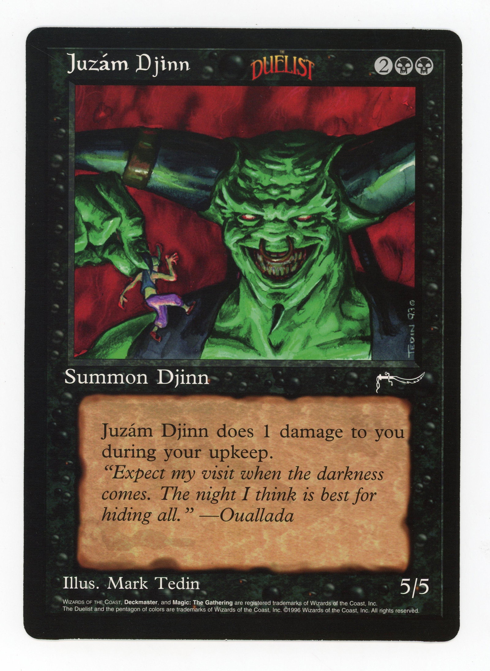 Juzam Djinn - 6x9 Oversized Promo (EX) (1 of 2)