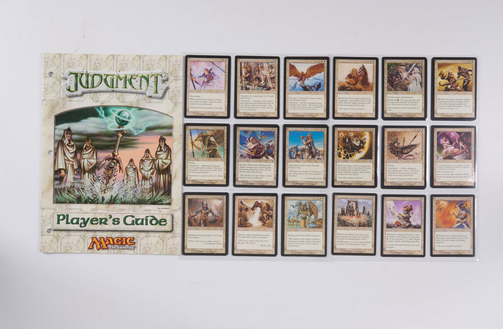 Judgment - Complete Set Inc. Foils: A complete set of the Judgment expansion, the third and final set, and second small expansion, in the Odyssey block. It is the 26th Magic expansion and was released on May 27, 2002.This is a