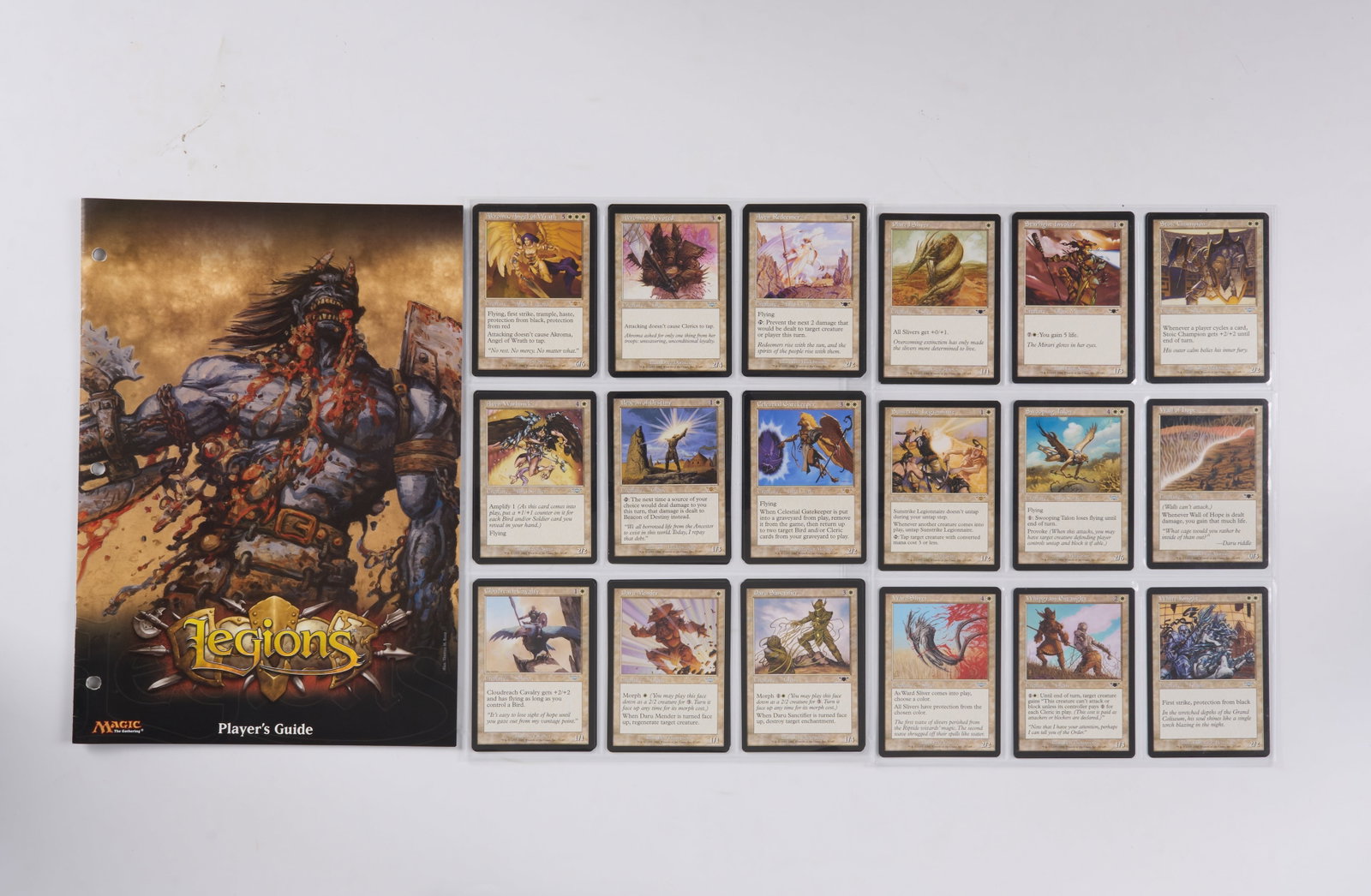 Legions - Complete Set: A complete set Scourge, a small expansion and the second set in the Onslaught block. It is the 28th Magic expansion released on February 3rd, 2003. This is a fantastic example of the set, with the