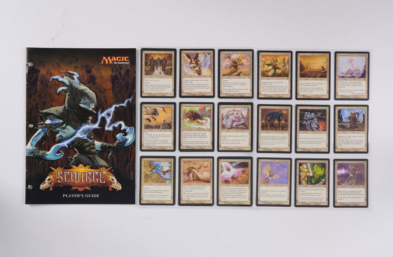 Scourge - Complete Set: A complete set Scourge, a small expansion and the third set in the Onslaught block. It is the 29th Magic expansion released on May 26, 2003. This is a fantastic example of the set, with the majority