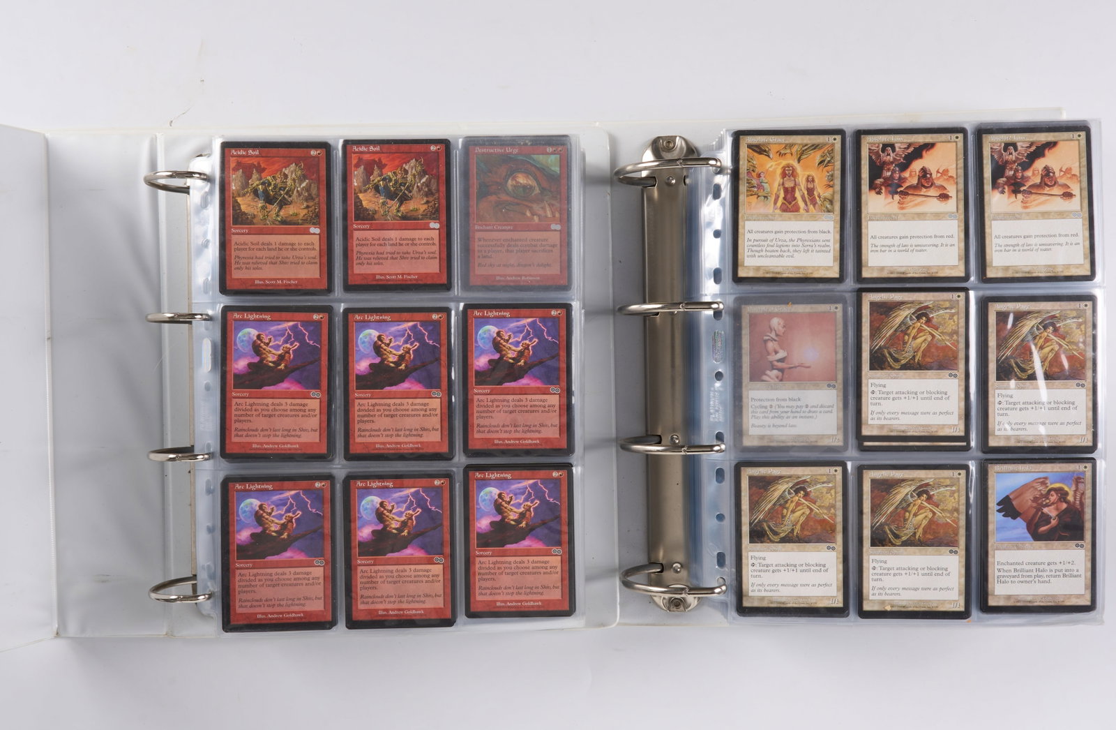 Urza's Saga - 2 Folder Collection: This lot features x2 folders filled with cards from Urza's Saga, the fifteenth Magic expansion released in October 1998 as the first set in the Urza's block.The two folders are gigantic with multiple 