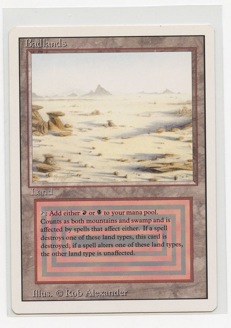 Badlands - Revised Dual Land (EX) (1 of 1)