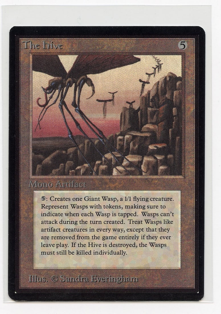 The Hive - Beta (NM): The Hive from Limited Edition Beta in an impressive Near Mint condition, with almost no border wear and surface marks.
