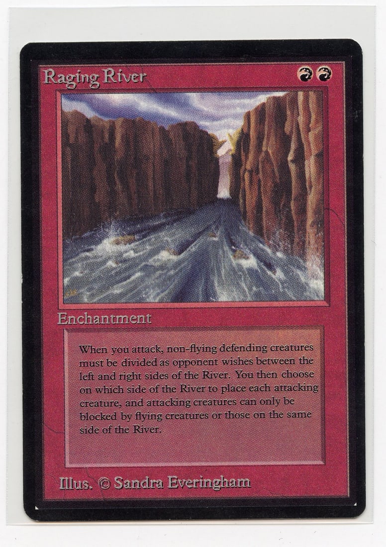 Raging River - Beta (EX): Raging River from Limited Edition Beta in Excellent condition, with only minor border wear and surface marks.