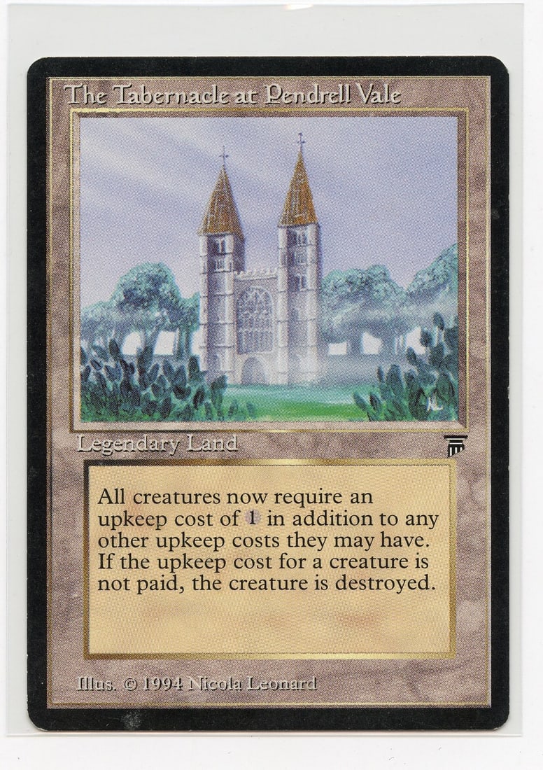 The Tabernacle at Pendrell Vale - Legends (GD): The Tabernacle at Pendrell Vale from Legends, in Good condition. This card has some light surface dirt, as well as typical border and surface wear. It looks fantastic, and is a perfect copy for play
