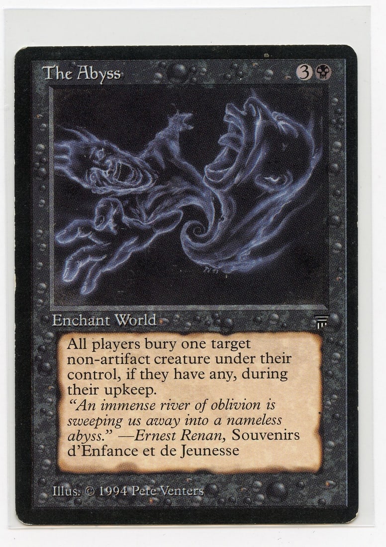 The Abyss - Legends (GD): The Abyss from Legends, in Good condition with some scratches in addition to typical border and surface wear.