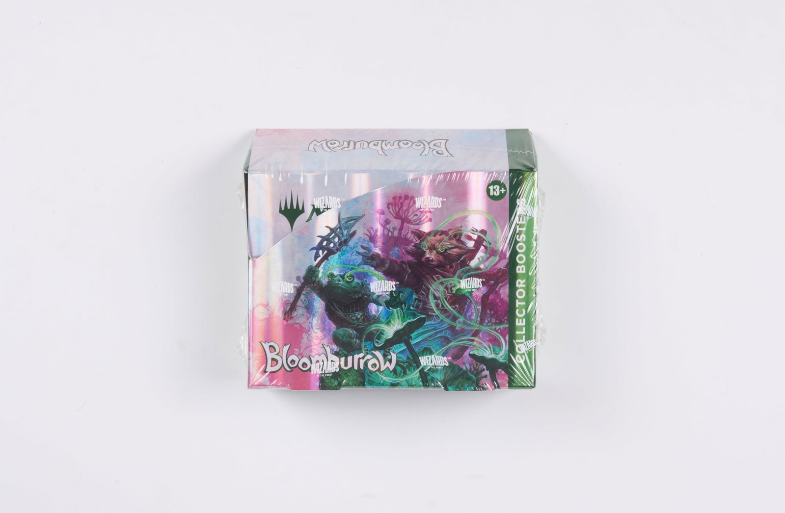 Bloomburrow Collector Booster Box: A Bloomburrow Collector Booster Box, in factory sealed condition.