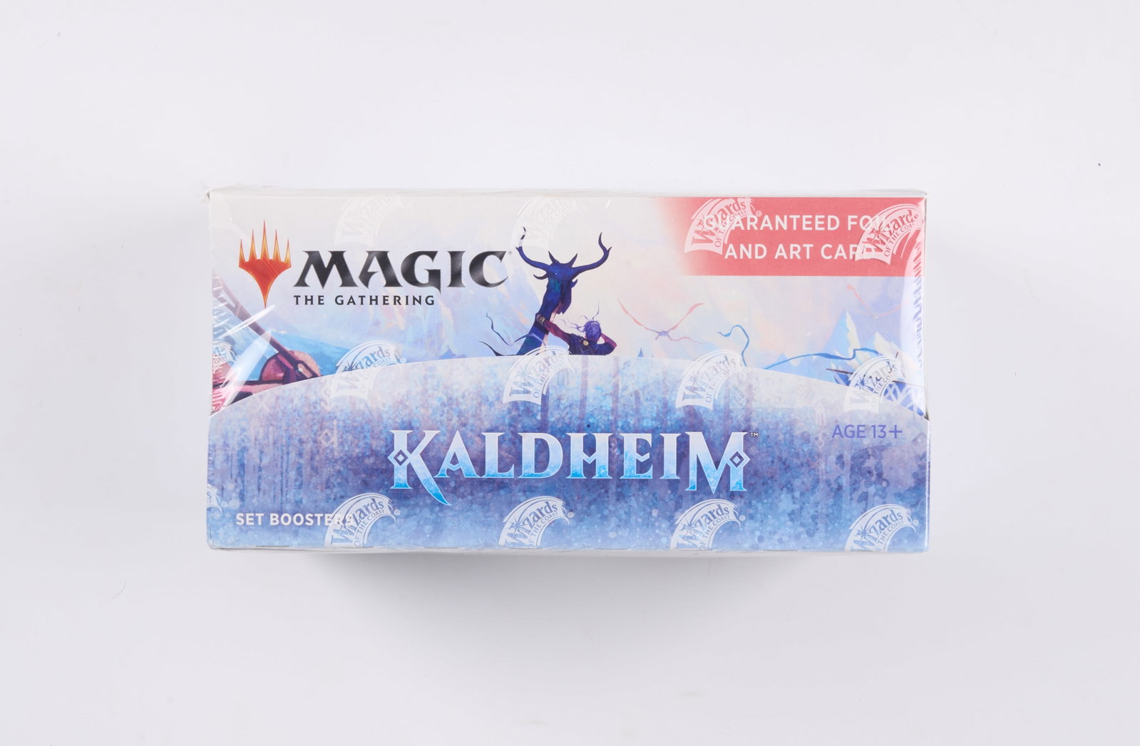 Kaldheim Set Booster Box: A Kaldheim Set Booster Box, in factory sealed condition.