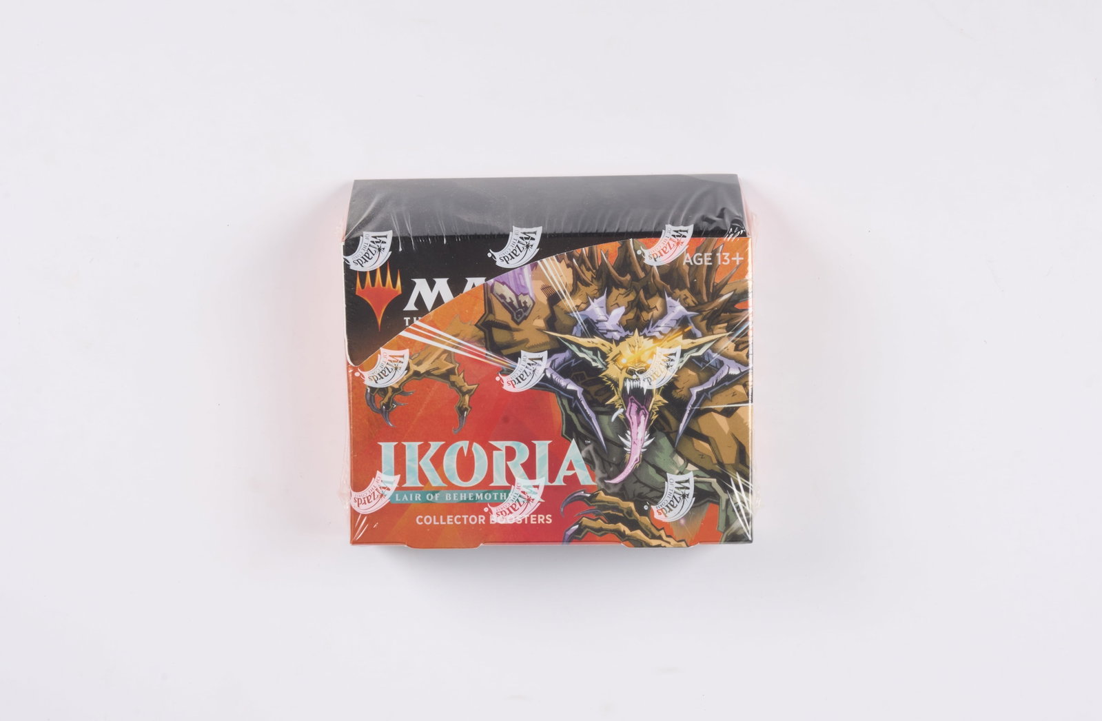 Ikoria Lair of Behemoths Collector Booster Box: A Ikoria Lair of Behemoths Collector Booster Box, in factory sealed condition.