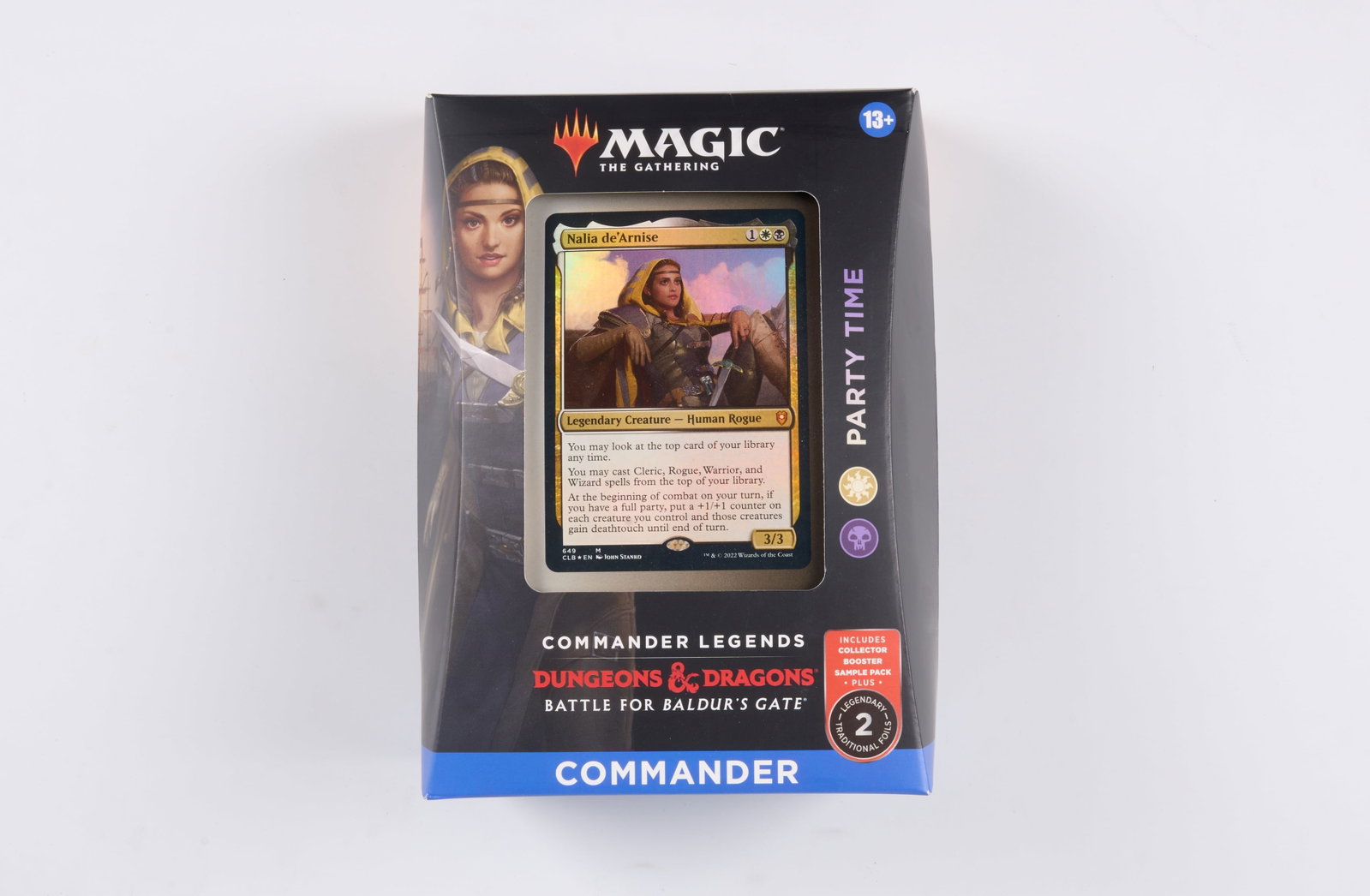 Battle for Baldur's Gate 'Party Time' Commander Deck: The Battle for Baldur's Gate 'Party Time' Commander Deck, in factory sealed condition.