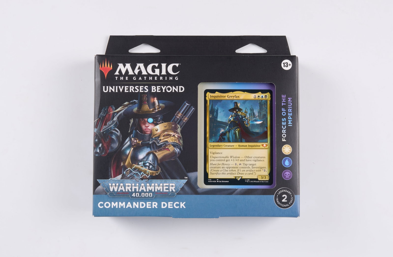 Warhammer 40,000 Forces of the Imperium Commander Deck: The Warhammer 40,000 Forces of the Imperium Commander Deck, in factory sealed condition.