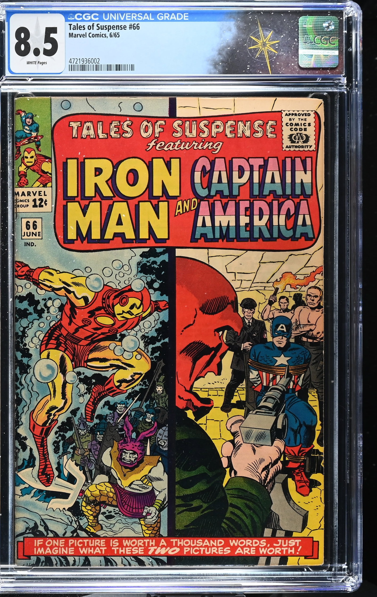 Tales of Suspense #66 CGC 8.5 Attuma and Hitler Appearance (Marvel Comics, 1965) White Pages (1 of 2)