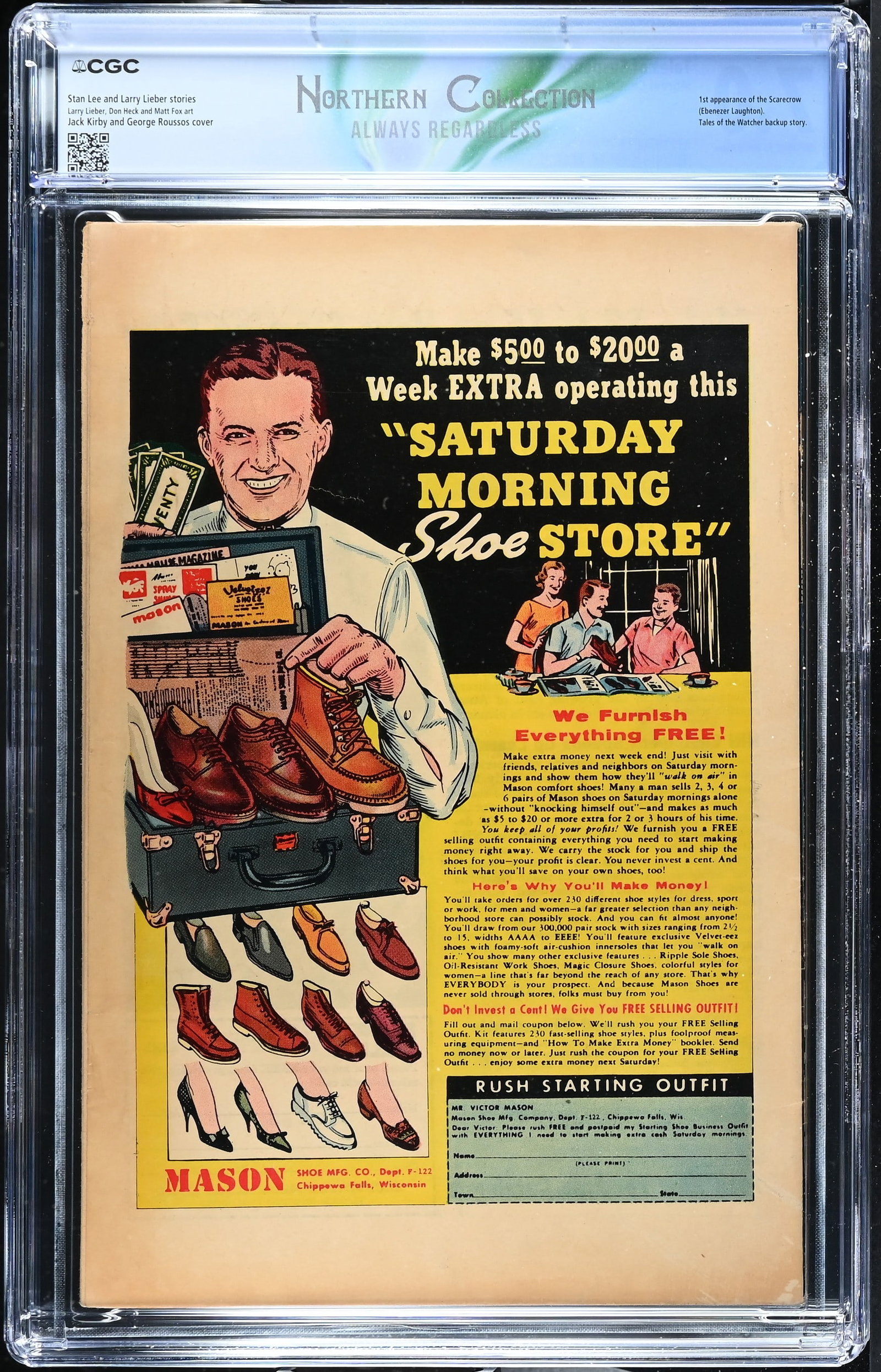 Tales of Suspense #51 CGC 7.0 1st Appearance of the Scarecrow (Marvel Comics, 1964) Off-White to (1 of 2)