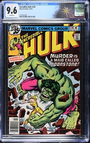 Incredible Hulk #228 CGC 9.6 "Bad Moon on the Rise" 1st Appearance of Moonstone Karla Sofen (Marvel (1 of 2)