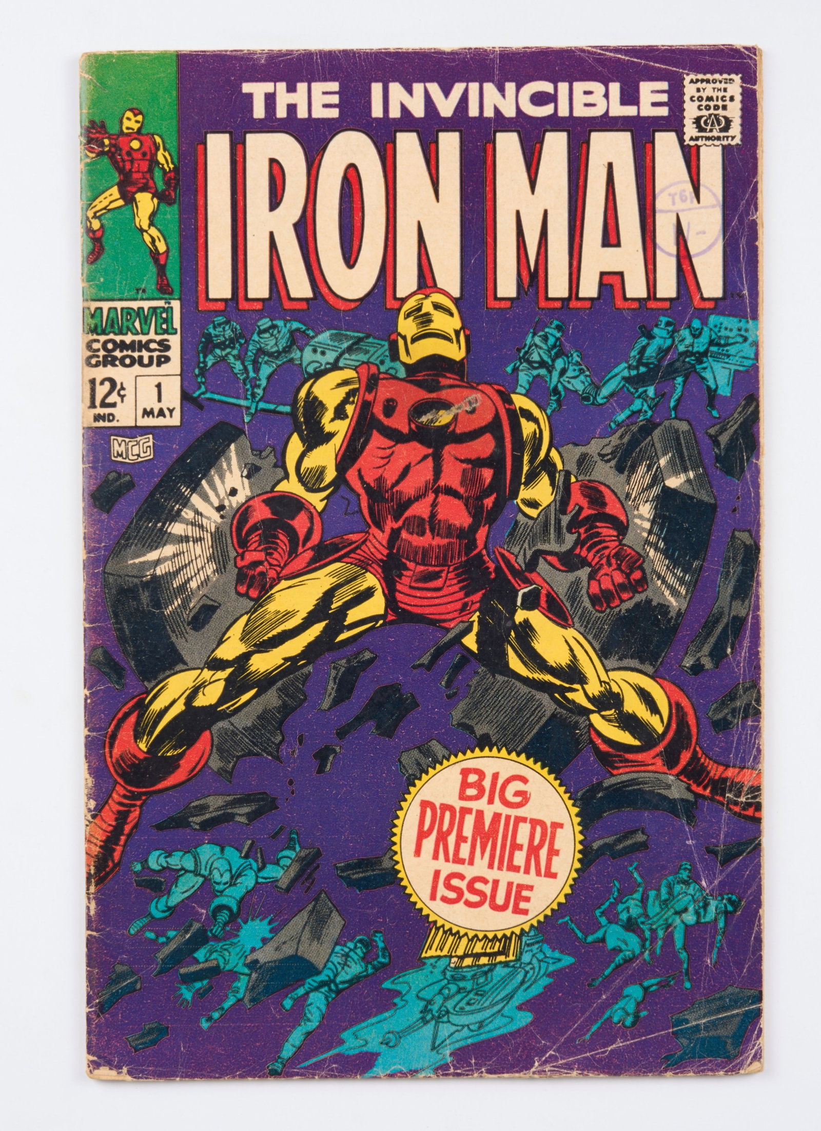 Iron Man #1 First Solo Comic (Marvel Comics, 1968) (1 of 3)