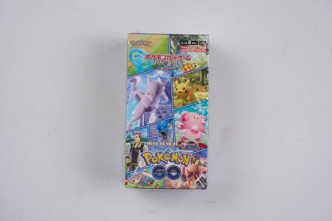Pokémon GO Japanese Booster Box Sealed: This lot features a factory sealed booster box of the Pokemon GO set.