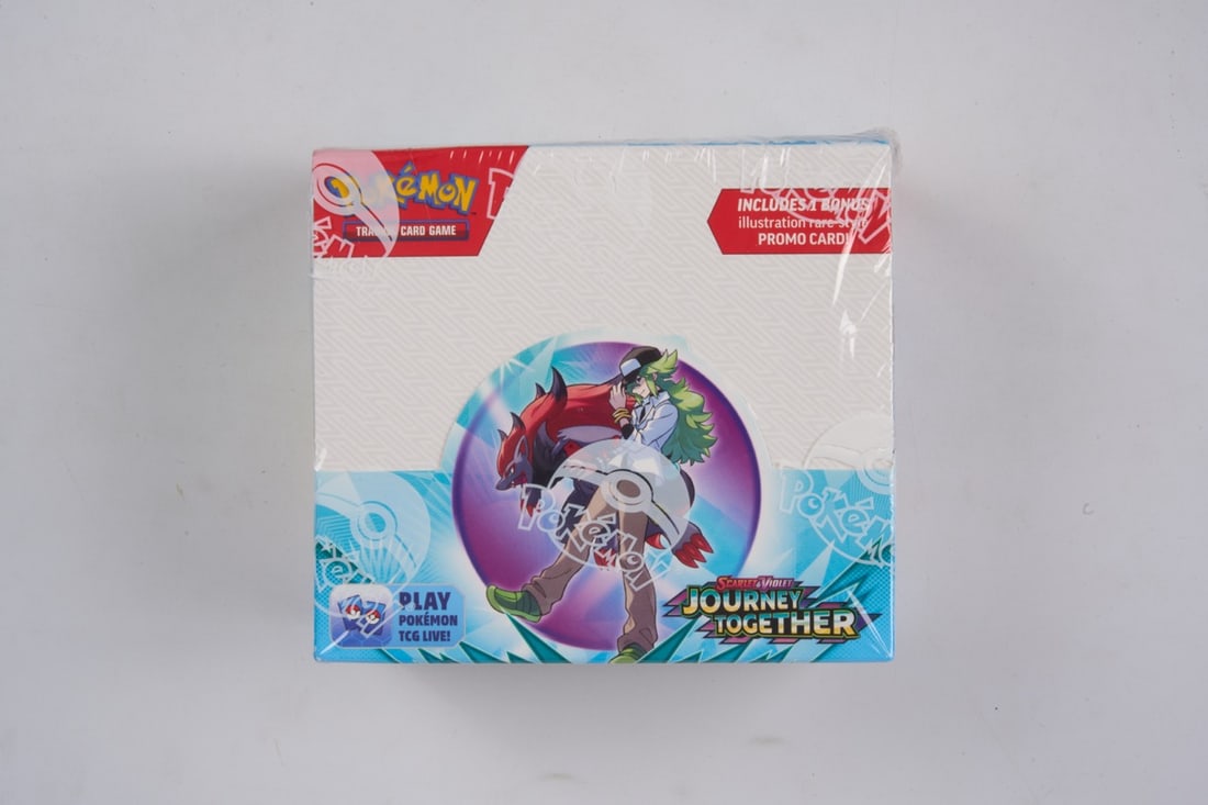 Journey Together Enhanced Booster Box Sealed: A factory sealed booster box from the SV Journey together expansion. This is an Enhanced booster box and contains the stamped promo card. The box contain 36 sealed booster packs.