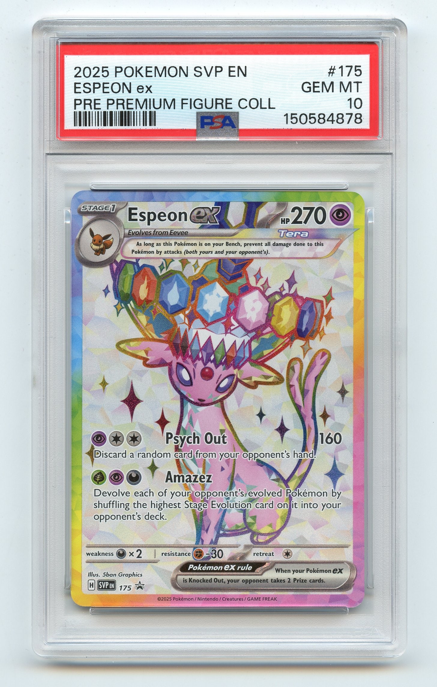 PSA 10 Espeon ex #175 SVP - Premium Figure Collection (1 of 2)