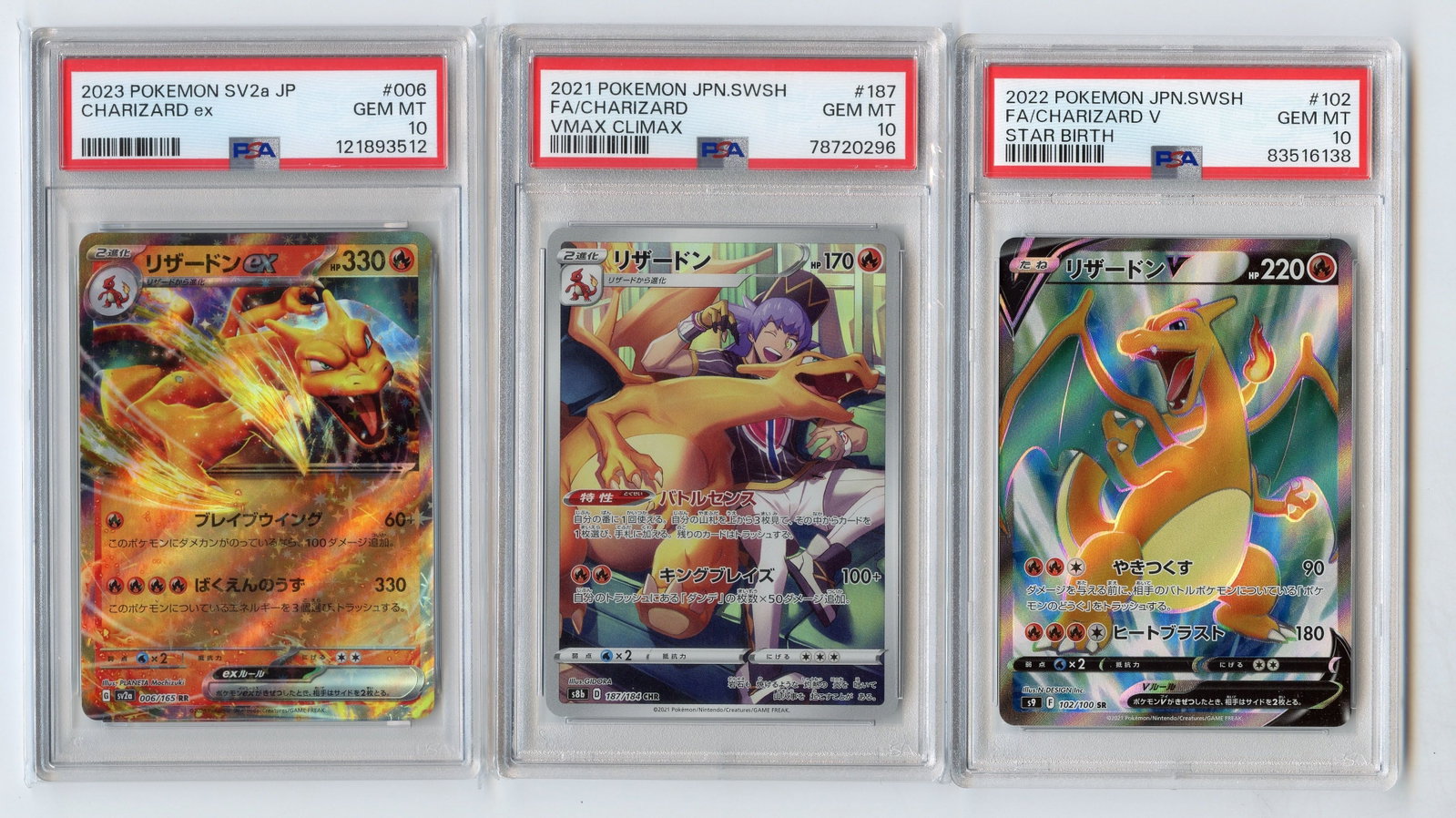PSA 10 Charizard Collection - X7 Graded Cards (1 of 3)