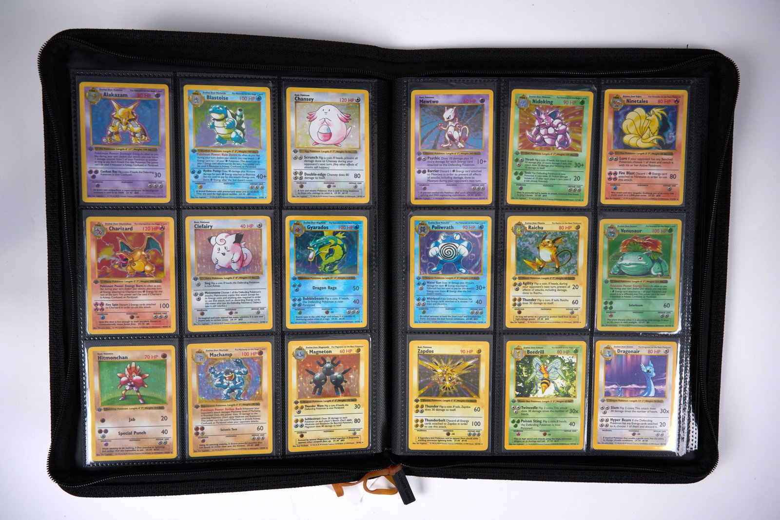 Base Set 1st Edition Shadowless Complete Set: This incredible lot features a complete 1st Edition Shadowless Base Set from 1999. As the most coveted printing of all the Base Sets, this outstanding collection is unmatched for vintage
