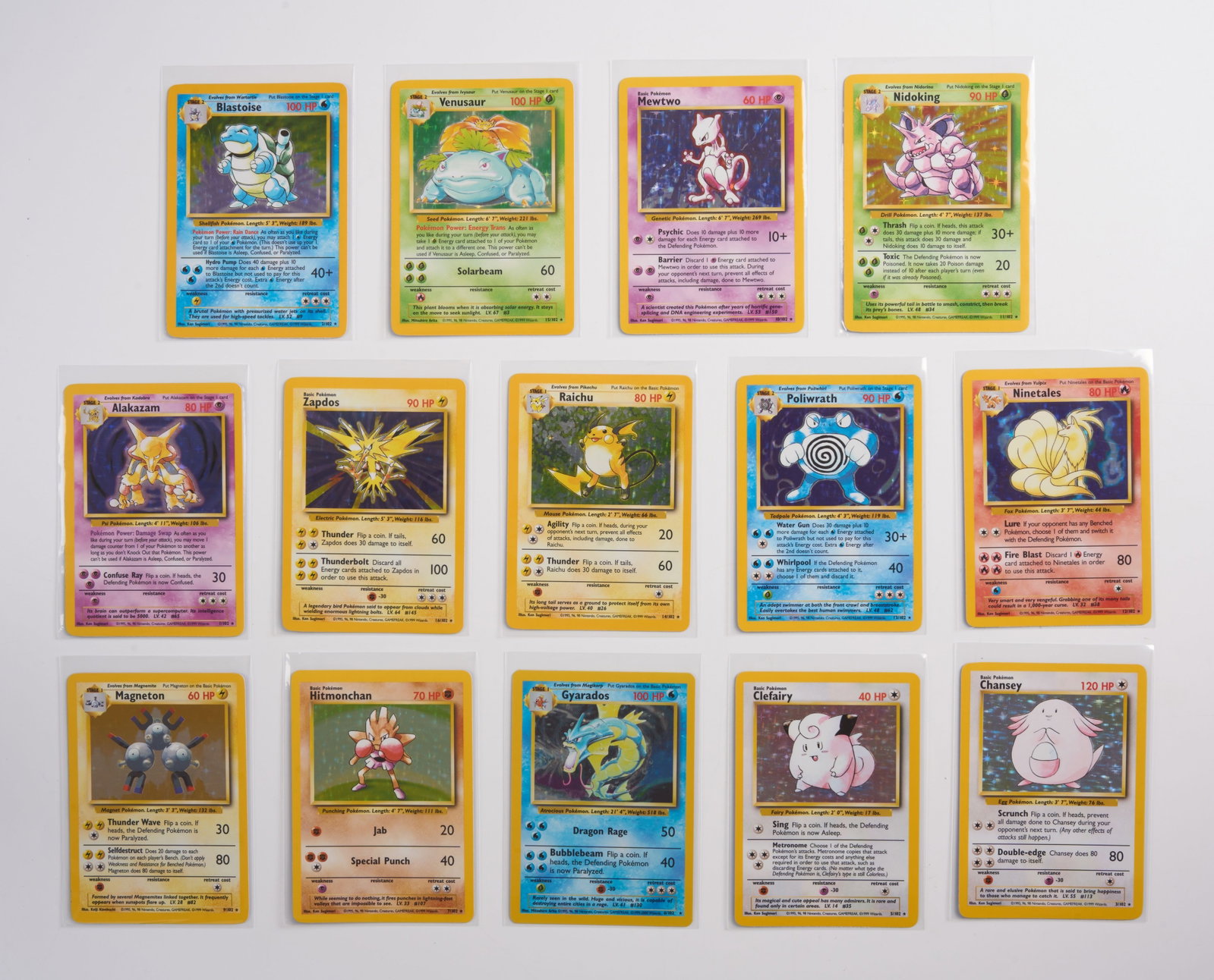 Base Set - Unlimited x14 Holo Set (1 of 2)