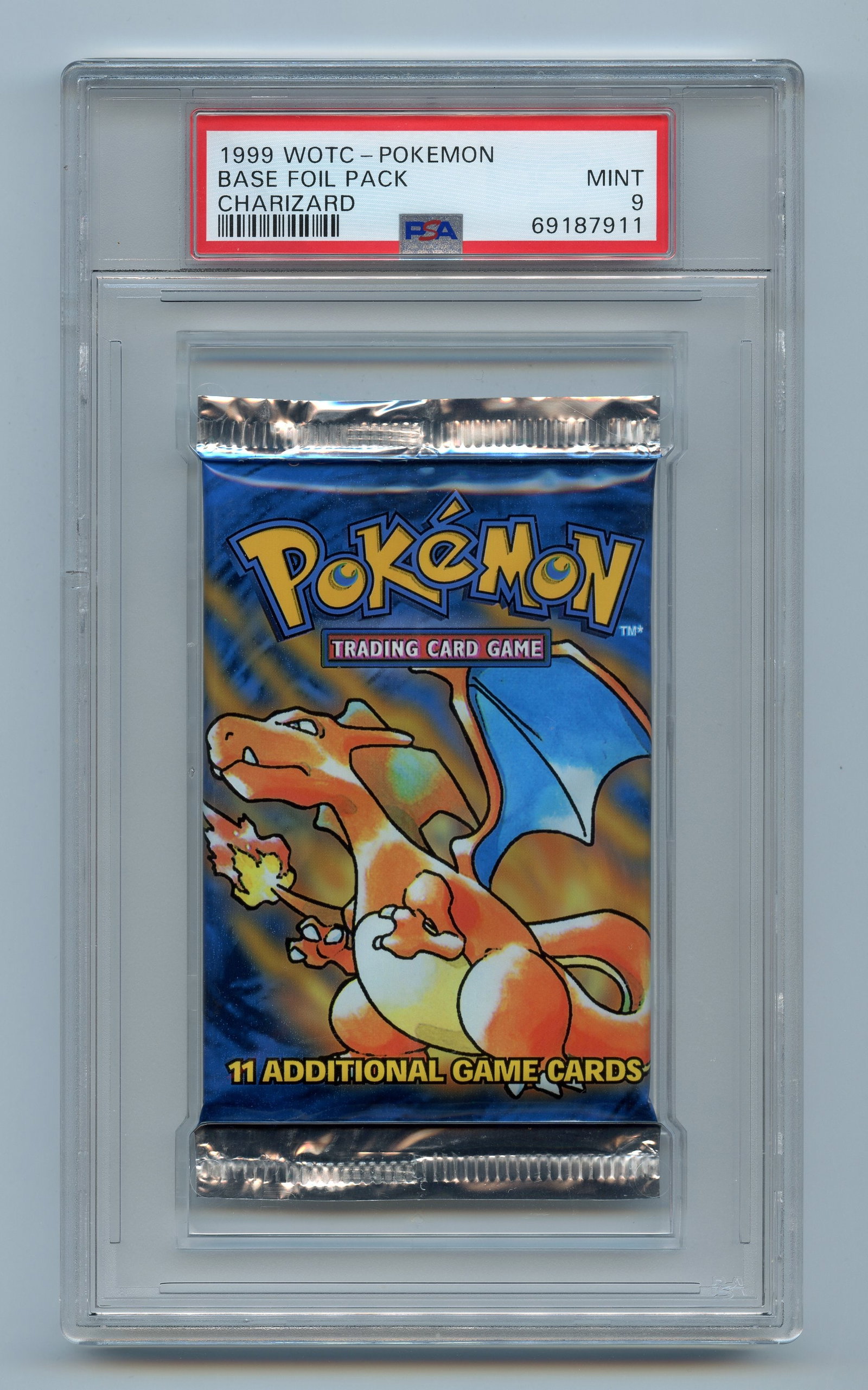 PSA 9 Base Set Booster Pack - Charizard Artwork (1 of 2)