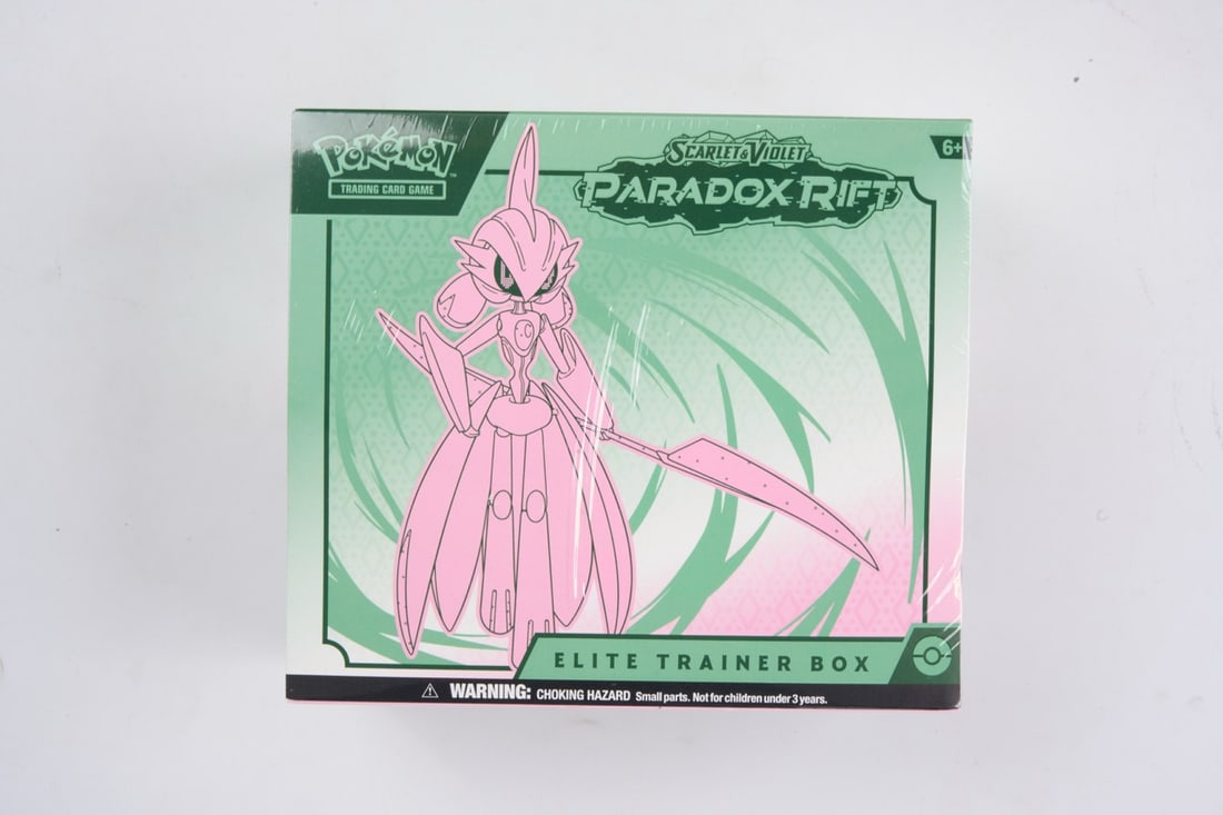 Paradox Rift Elite Trainer Box - Sealed: This lot contains a factory sealed Paradox Rift ETB from the Scarlet & Violet. The product comes with booster packs and a promoThis item is perfectly sealed with no tears in the wrapping and in overal